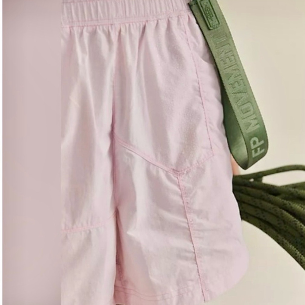FP Movement Prime Time Solid Shorts, Light Pink, NWOT, Women’s Size Small - Picture 5 of 9
